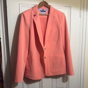 Tommy Hilfiger Pink Blazer Tailored Suit Jacket